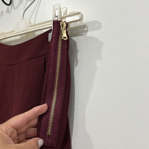 Mackage burgundy skirt - Picture 3 of 6